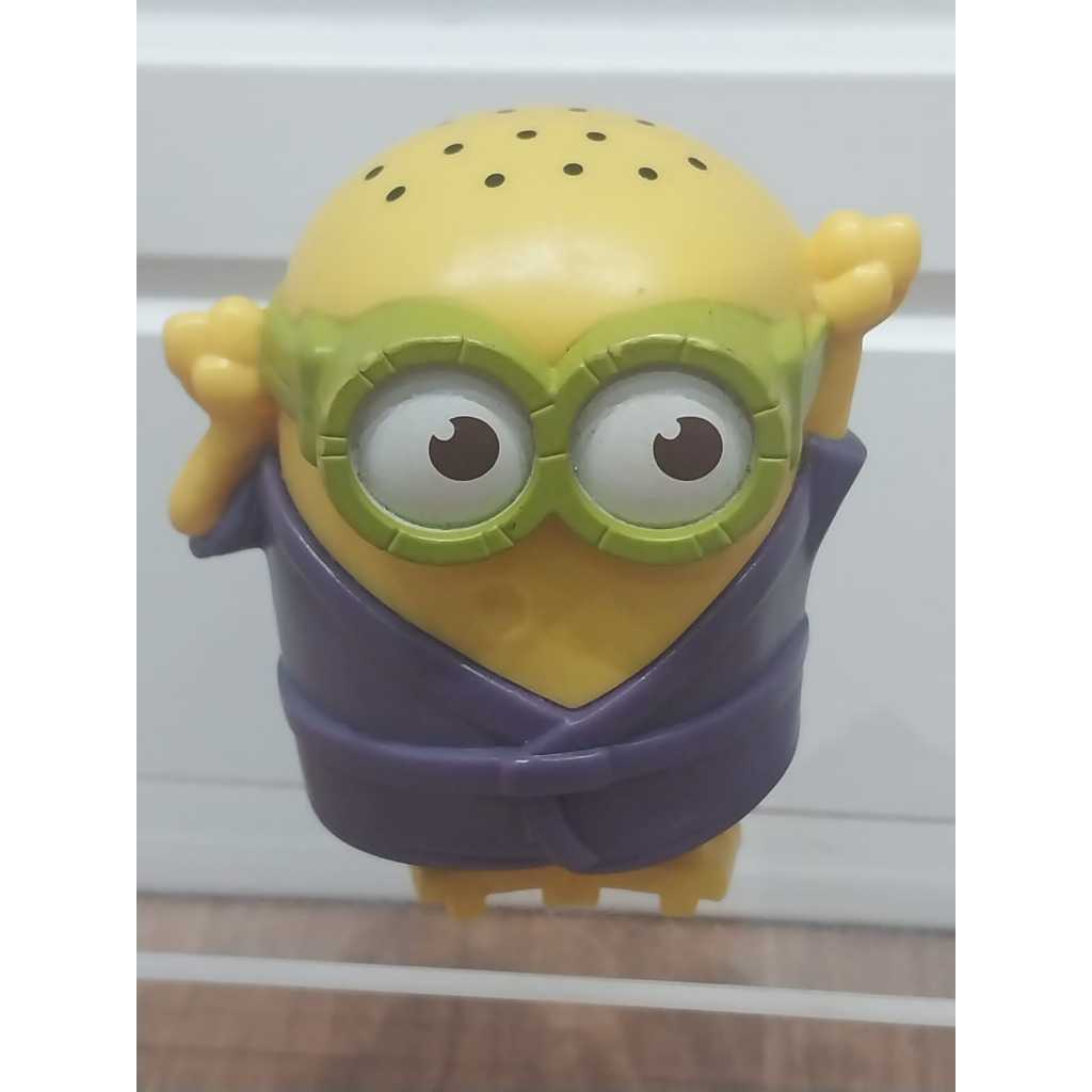 Boneco Brinquedo Minion Kimono / Karatê Mc Donald's 2015 Colecionável (Usado)