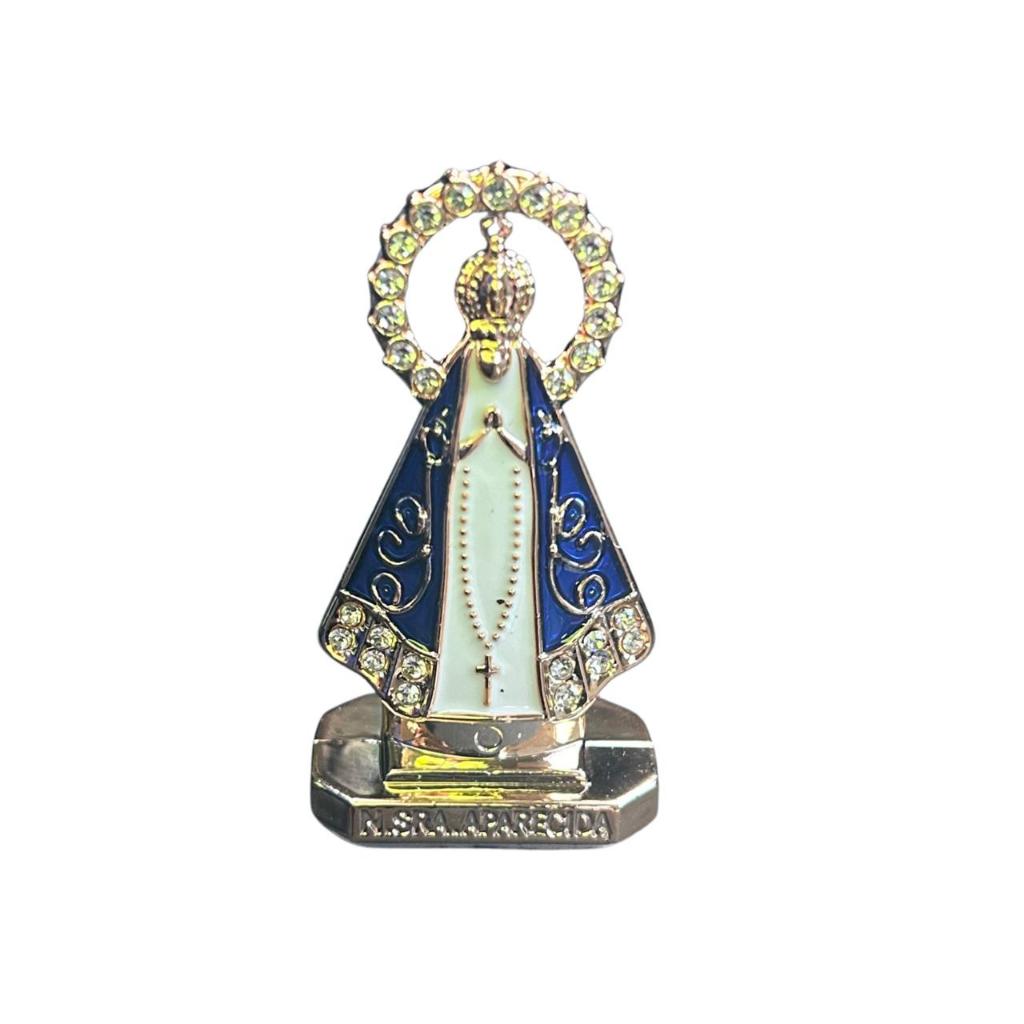 kit 120 imagem nossa senhora aparecida p/ carro e ou lembrancinha c/ fita dupla face