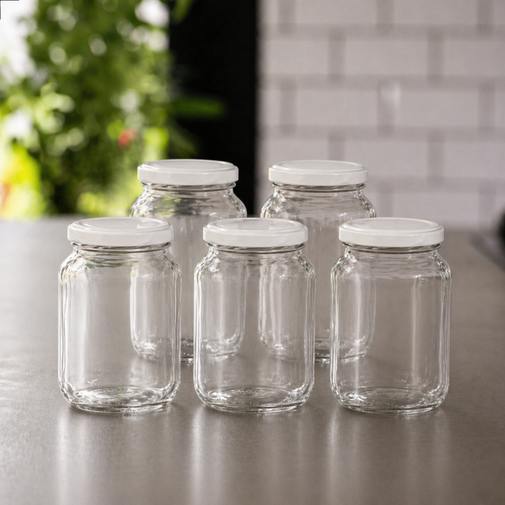 15 Potes De Vidro Conserva 600ml + Tampas Metálicas | Pote Para Mel, Doces Caseiros, Geleias