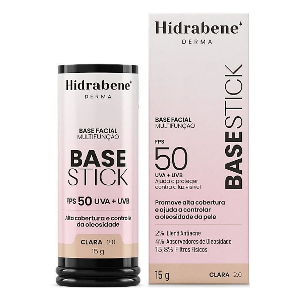 Hidrabene Base Stick Clara 2.0 FPS 50 15g