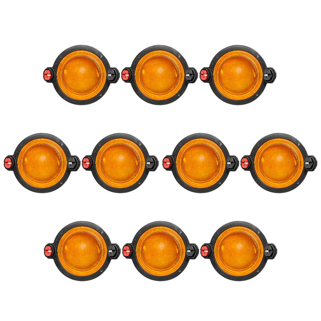 10x Reparo Compatível Driver JBL Selenium D250x Corneta 8 Ohms 100W Som Automotivo