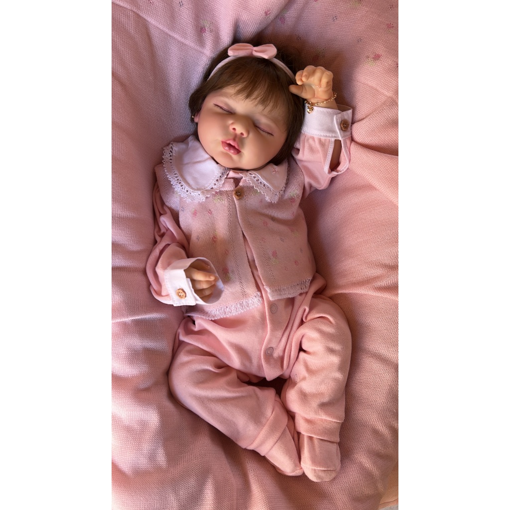 Boneca Reborn Realista quase real kit Valentina Lis Gonzales