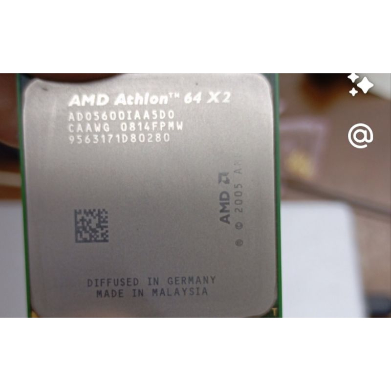 Processador AMD Athlon 64 X2 5600+ 2.80Ghz AM2 + Pasta Térmica