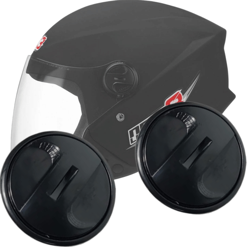Botão Viseira Polivisor Fixador do Capacete Protork New Atomic New Liberty 3 Zeus 202FB