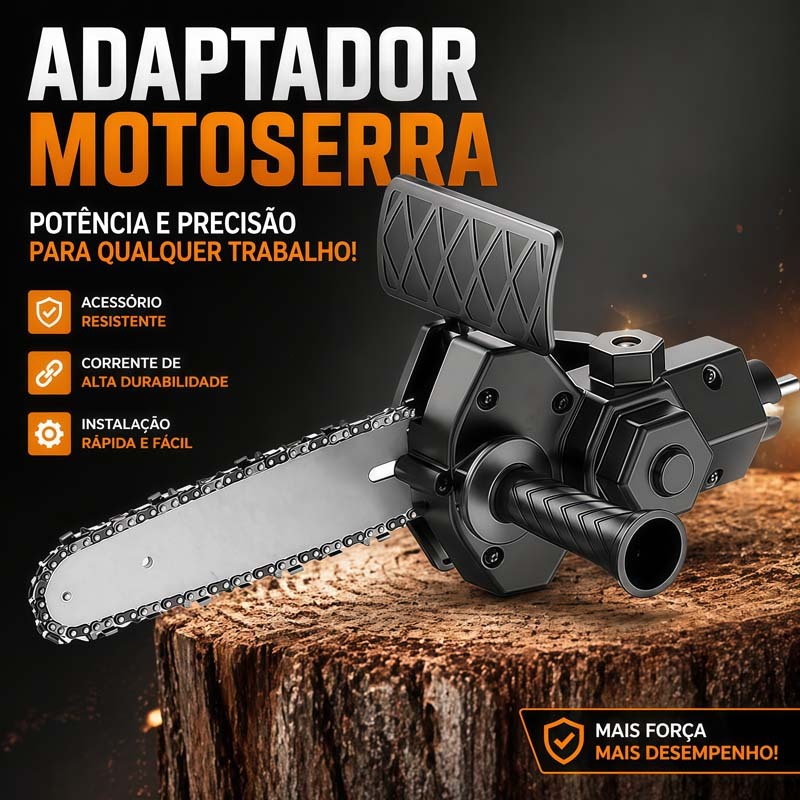Chainsaw Adapter Drill Screwdriver Portable Adapter for Home Gardening 4 Inch