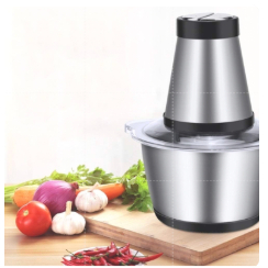 Imagem 3L/2L Picador Processador de Alimentos Elétrico Moedor De Carne Legumes 110V/220V Prático