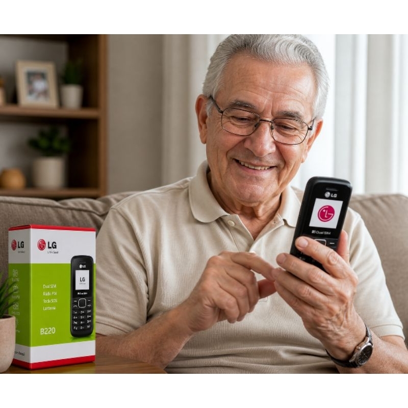 B220 CELULAR simples para idoso OU rural 2G