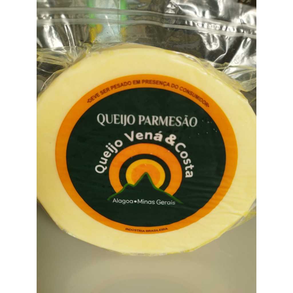 Queijo Tipo Parmesão da Alagoa Mg Vená 1kg Inspecionado SIM
