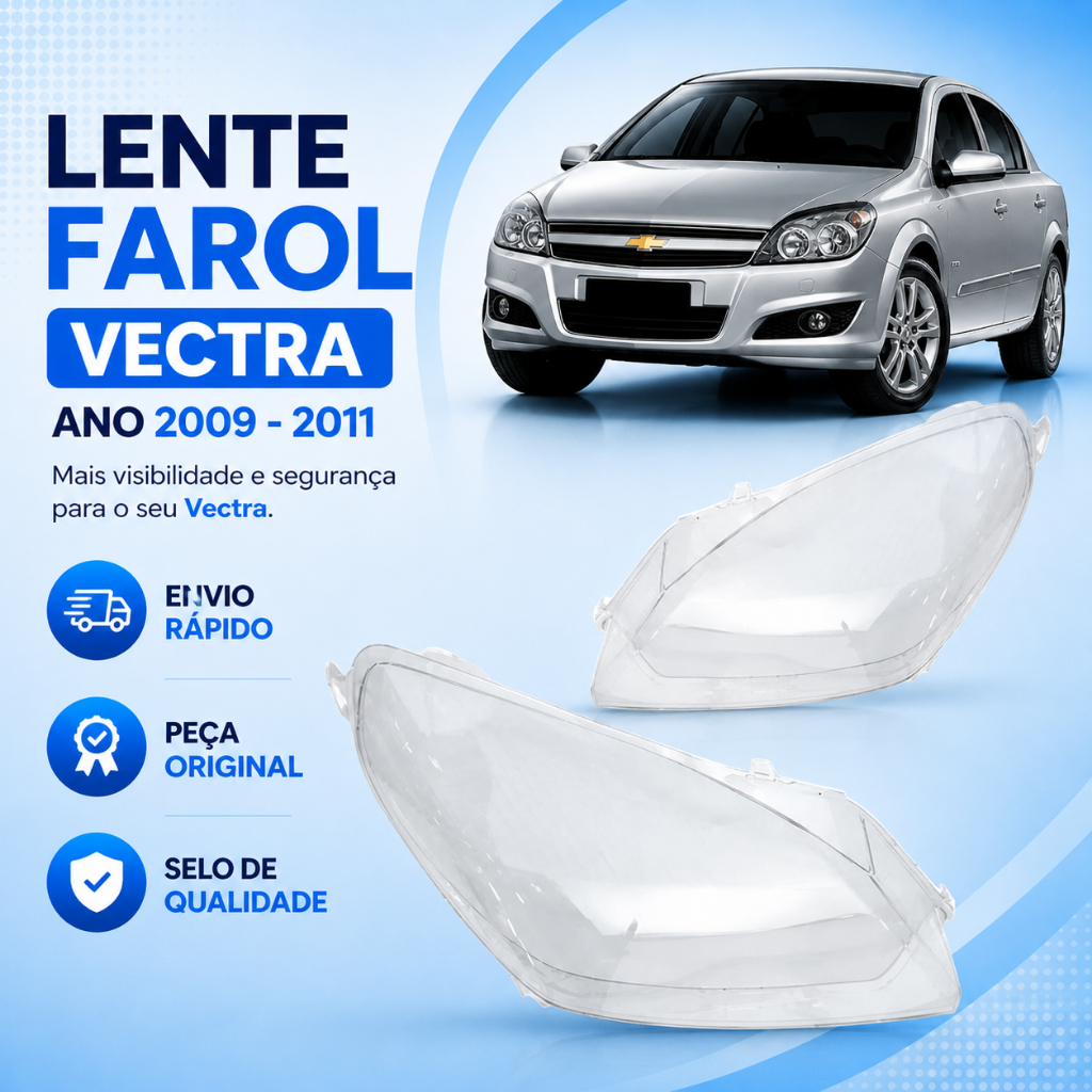 Lente Farol Vectra ANO 2009 2010 2011