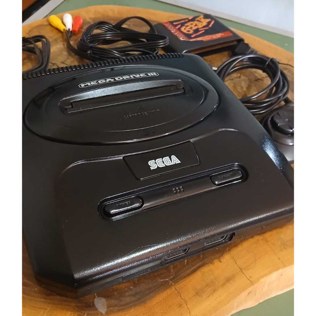 Mega Drive 3 Tectoy Original + Controle + Cartucho 6 Jogos