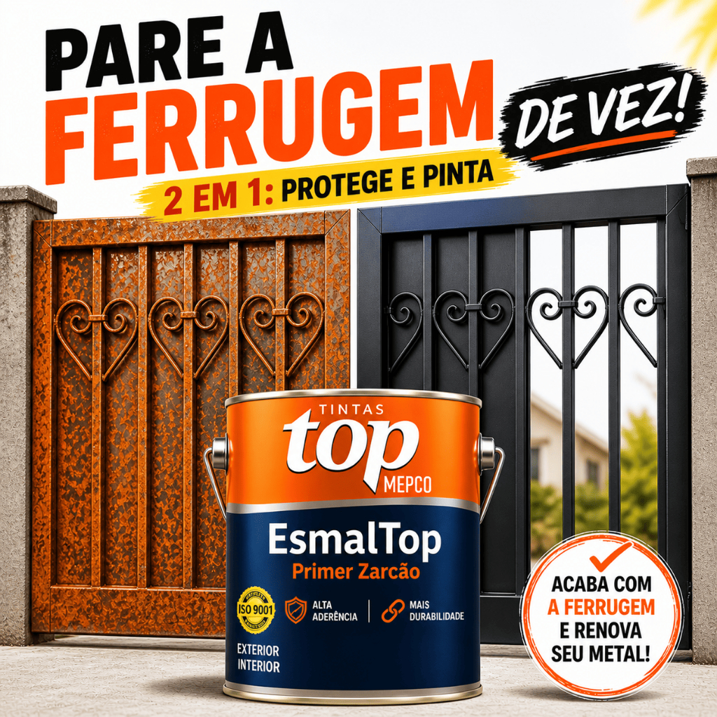 Esmalte Direto na Ferrugem 900ml – Proteção Rápida e Secagem Rápida no Metal
