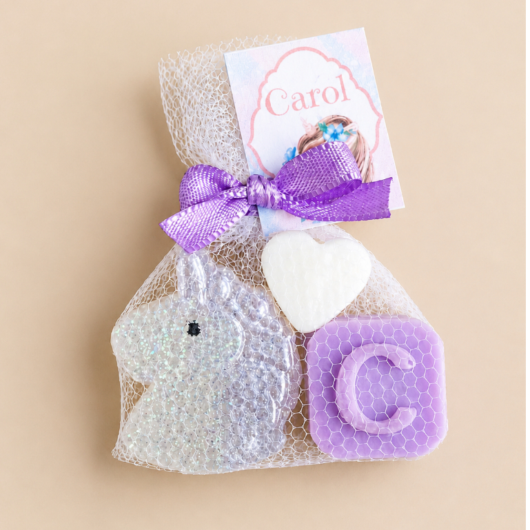 Lembrancinha mini UNICORNIO kit10un de sabonete para bebê/cha de bebe/nascimento/aniversarios/festas