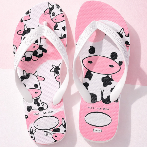 Sandália Chinelo Feminino Estampado Confortável Flexível Resistente Do 34 ao 40