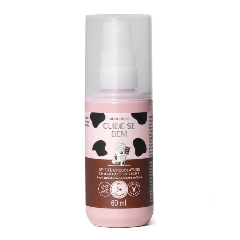 BODY SPLASH CHOCOLATUDO- Cheirinho de calda de chocolate quente.