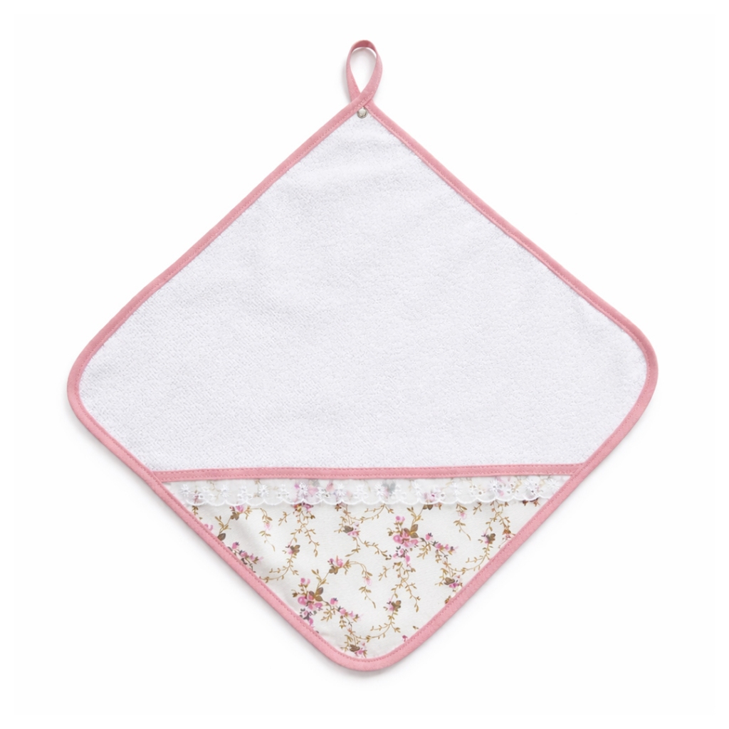 Kit 5 Toalhinha de Boca Bebê Porta Chupeta Felpuda Alta Absorção Detalhe Algodão Enxoval Maternidade