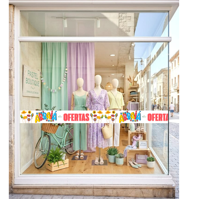 Faixa Adesivo Decorativa Vitrine Festa Junina Arraiá Liquidação 1m