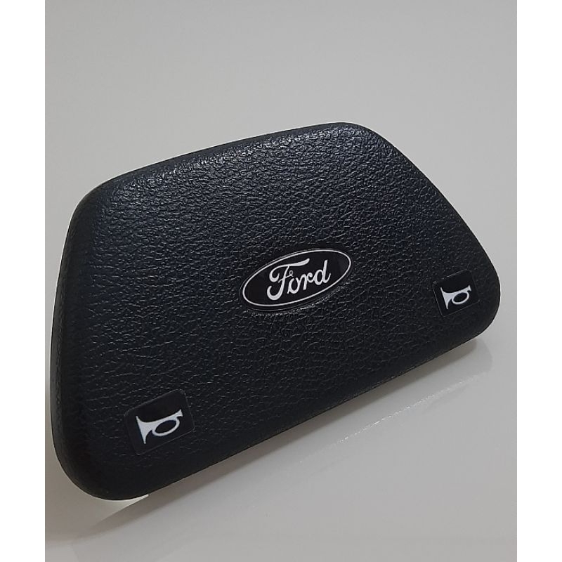 Adesivo Volante Ford Preto + adesivo Buzinas Ford Escort/XR3/Verona/Pampa/F1000