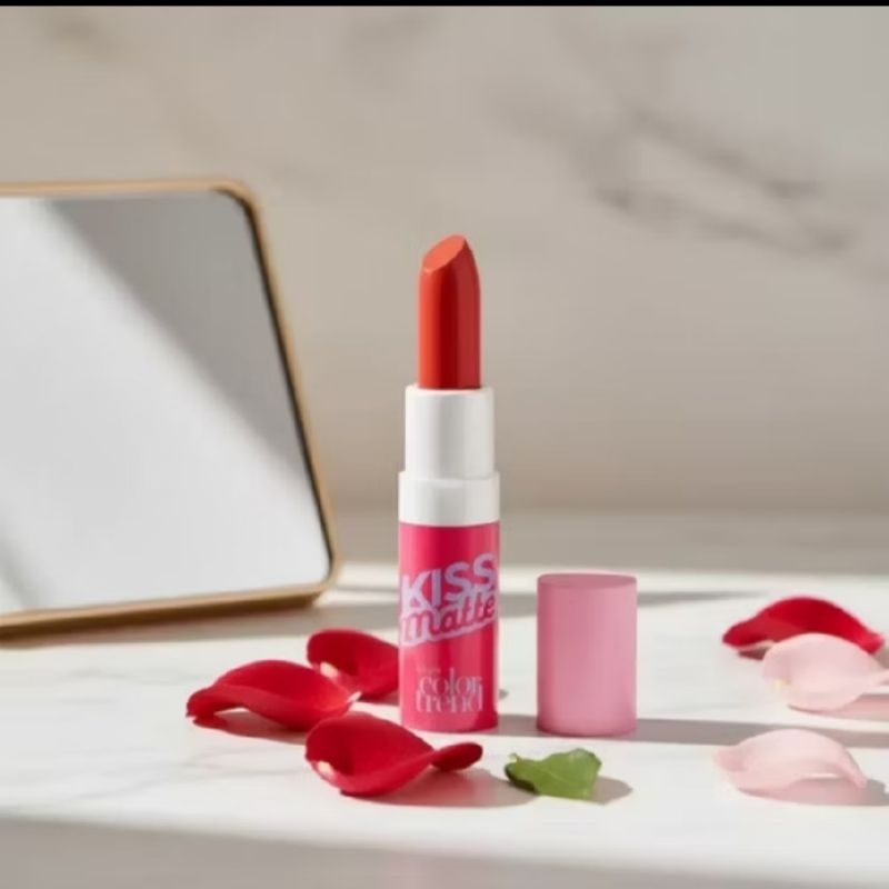 Batom Kiss Matte Color Trend na cor Spray de Pimenta