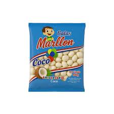 Balas De Coco ''Tipo'' Caseira 600g - Marllon - Ideal para Mesa de Doces, Lembrancinhas e Casamentos