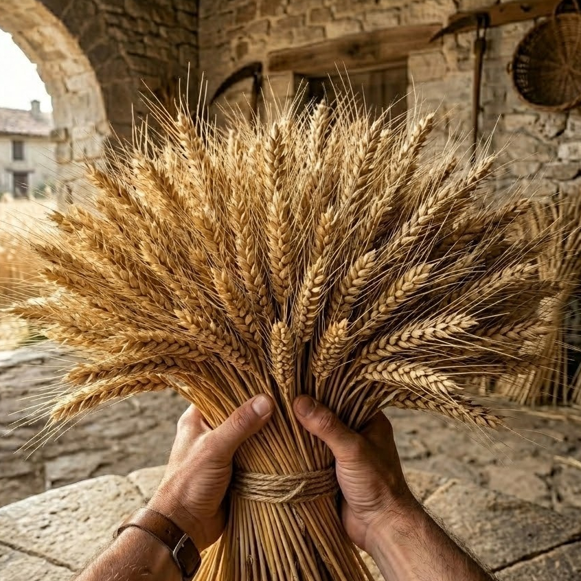 120 Hastes de Trigo Seco para Decoração - Arranjos, Flores Desidratadas e Vaso Decorativo