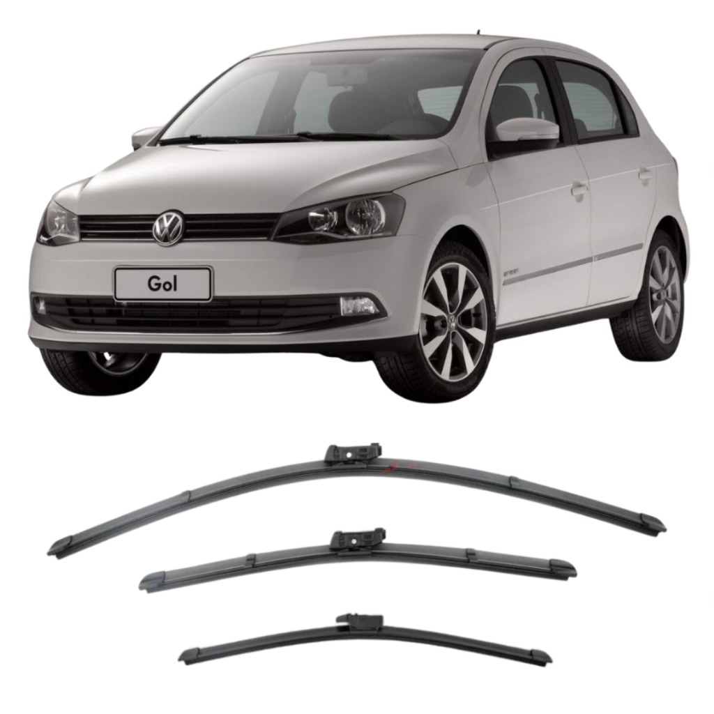 Par Palhetas Gol G6 2013 até 2016 Limpador Específico Dianteiro
