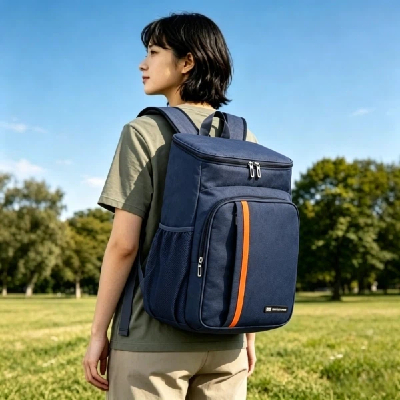 Mochila Térmica Cooler Portátil e Espaçosa, Ideal para Piquenique e Viagem, À Prova D’água, Conserva Quente e Frio