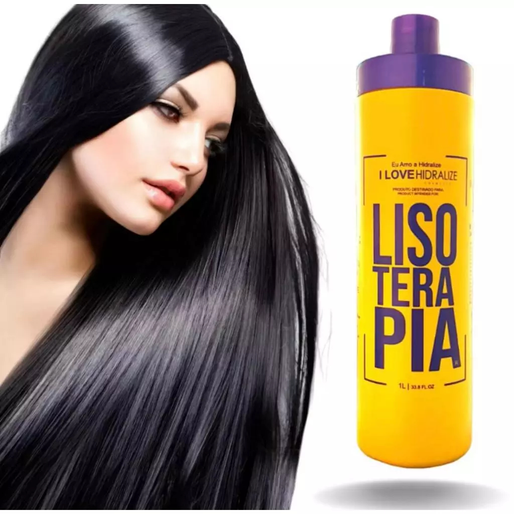 Progressiva Orgânica Sem Formol 1L + Máscara 400g Lisoterapia Hidralise - Liso Extremo