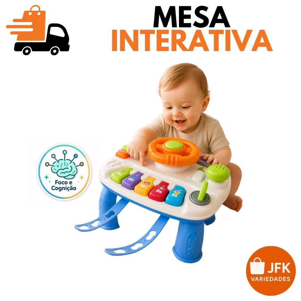 Mesa Interativa Painel Musical Educativo Infantil