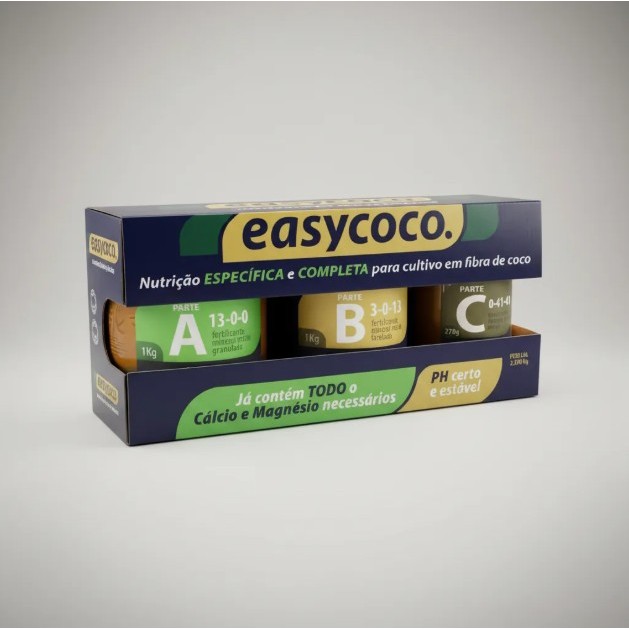Fertilizante Kit Easycoco Para Cultivo Em Coco 2,27kg