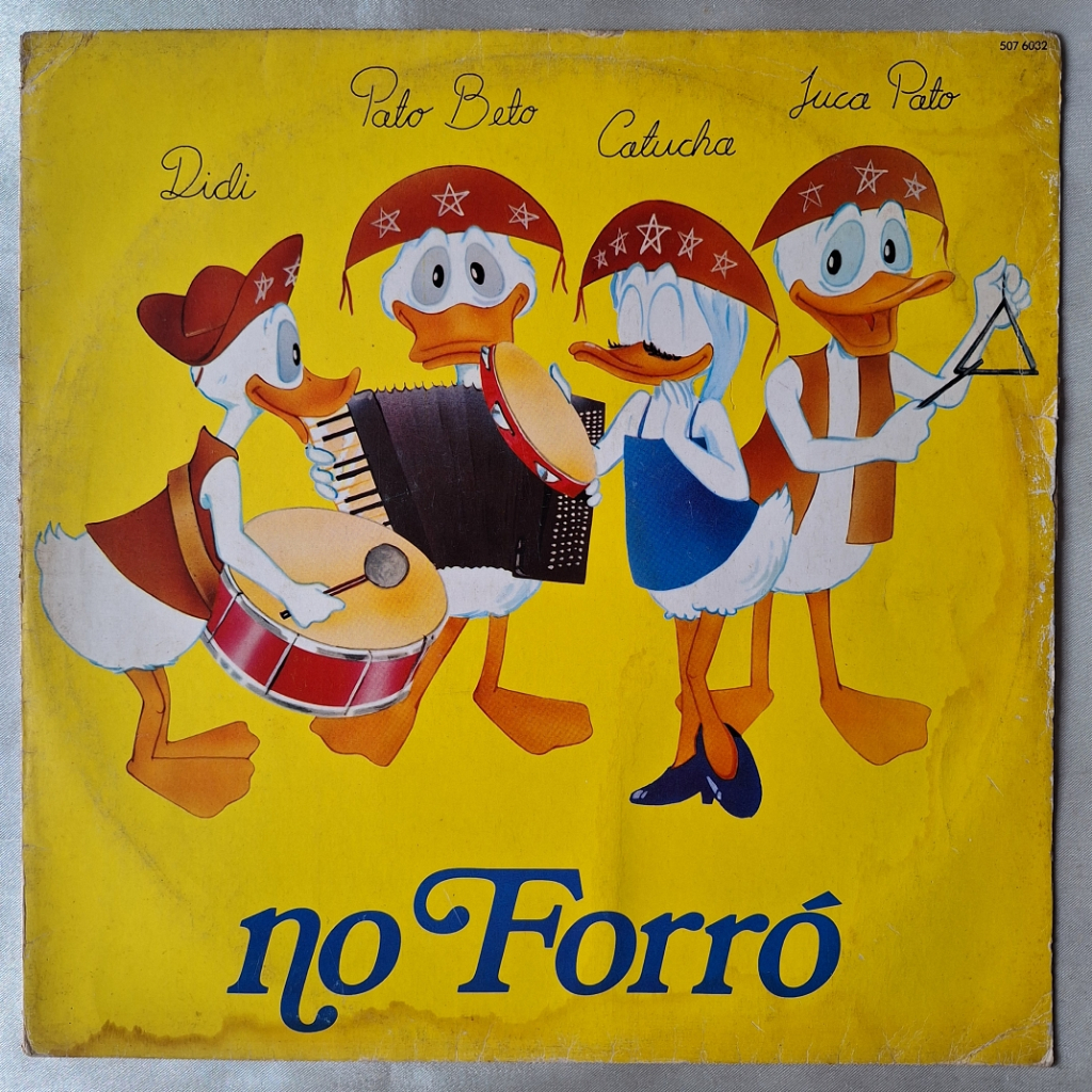 DISCO DE VINIL LP - OS TRÊS PATINHOS – NO FORRÓ (1981)