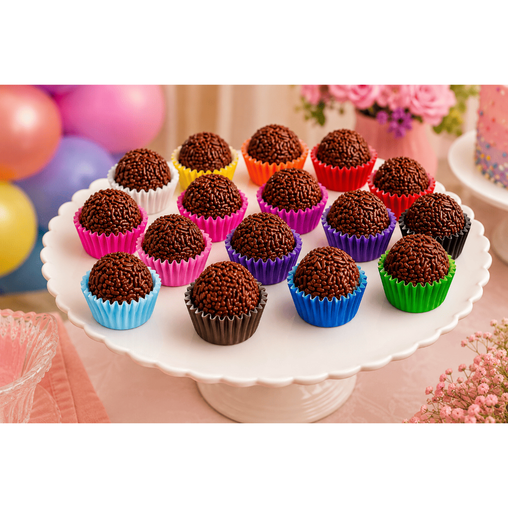100 Forminhas para Doces N°5 Tradicional Para Docinho Brigadeiro - PLAC — imagem 2 de 2