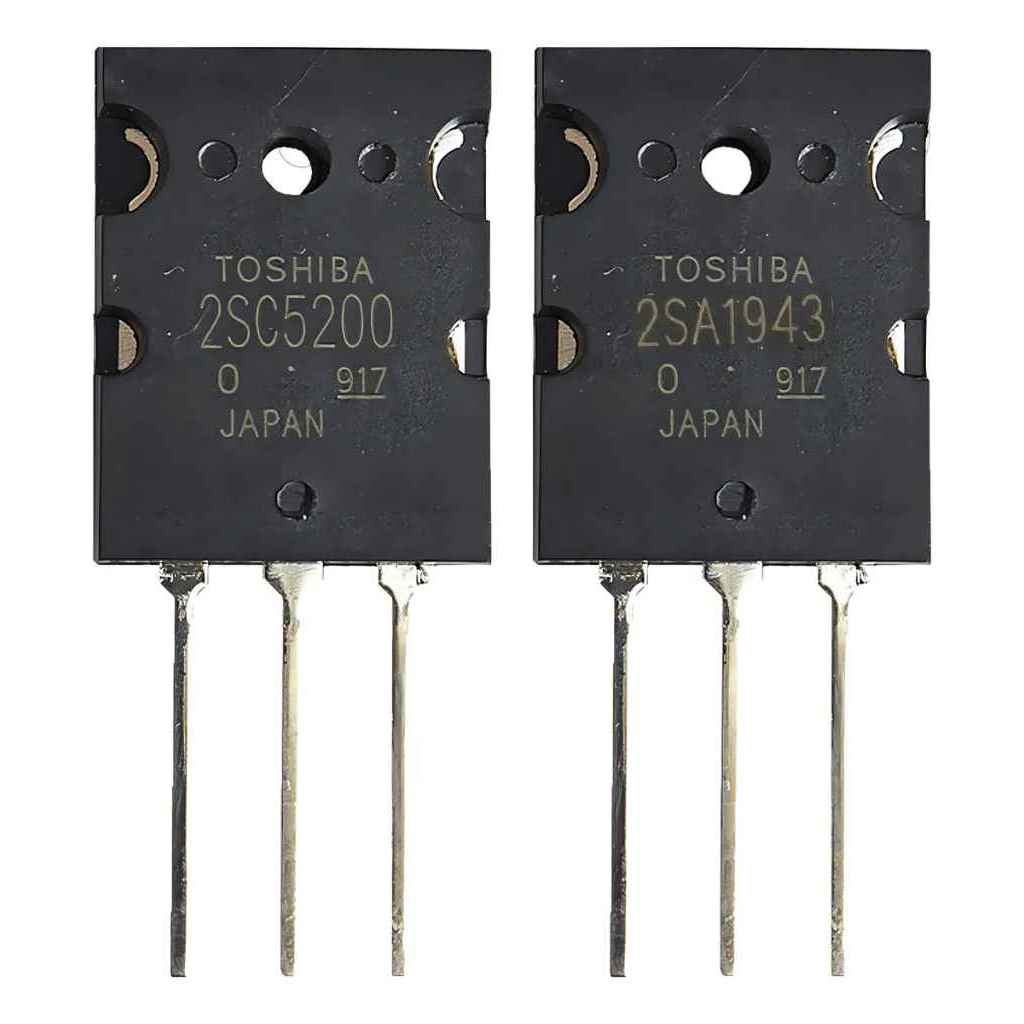 2sa1943+2sc5200 Original Toshiba Japan Par 2sa 1943 2sc 5200
