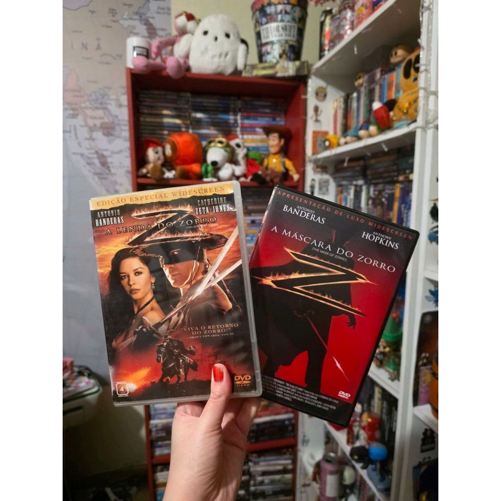DVD A Lenda Do Zorro e A Máscara Do Zorro