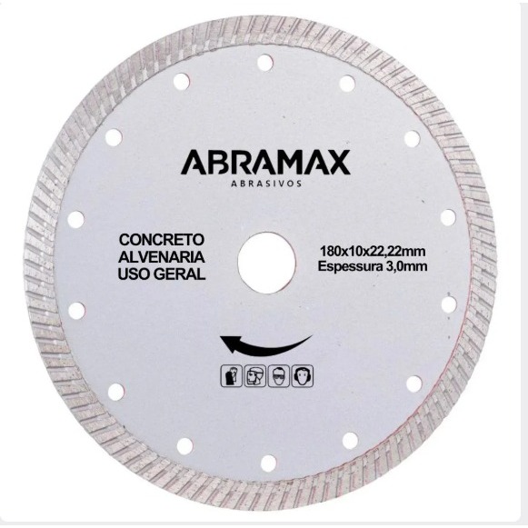 Disco Diamantado Maquitão Abramax 180mm