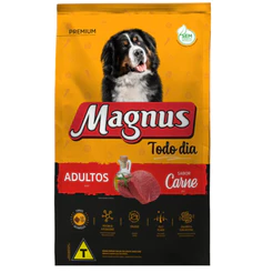 Ração Magnus Premium Cães Adultos Todo Dia Carne - 15kg