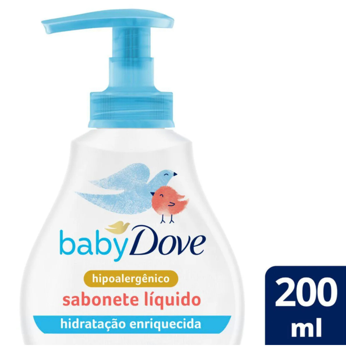 Sabonete Líquido Dove Baby Hidratação Enriquecida com 200ml