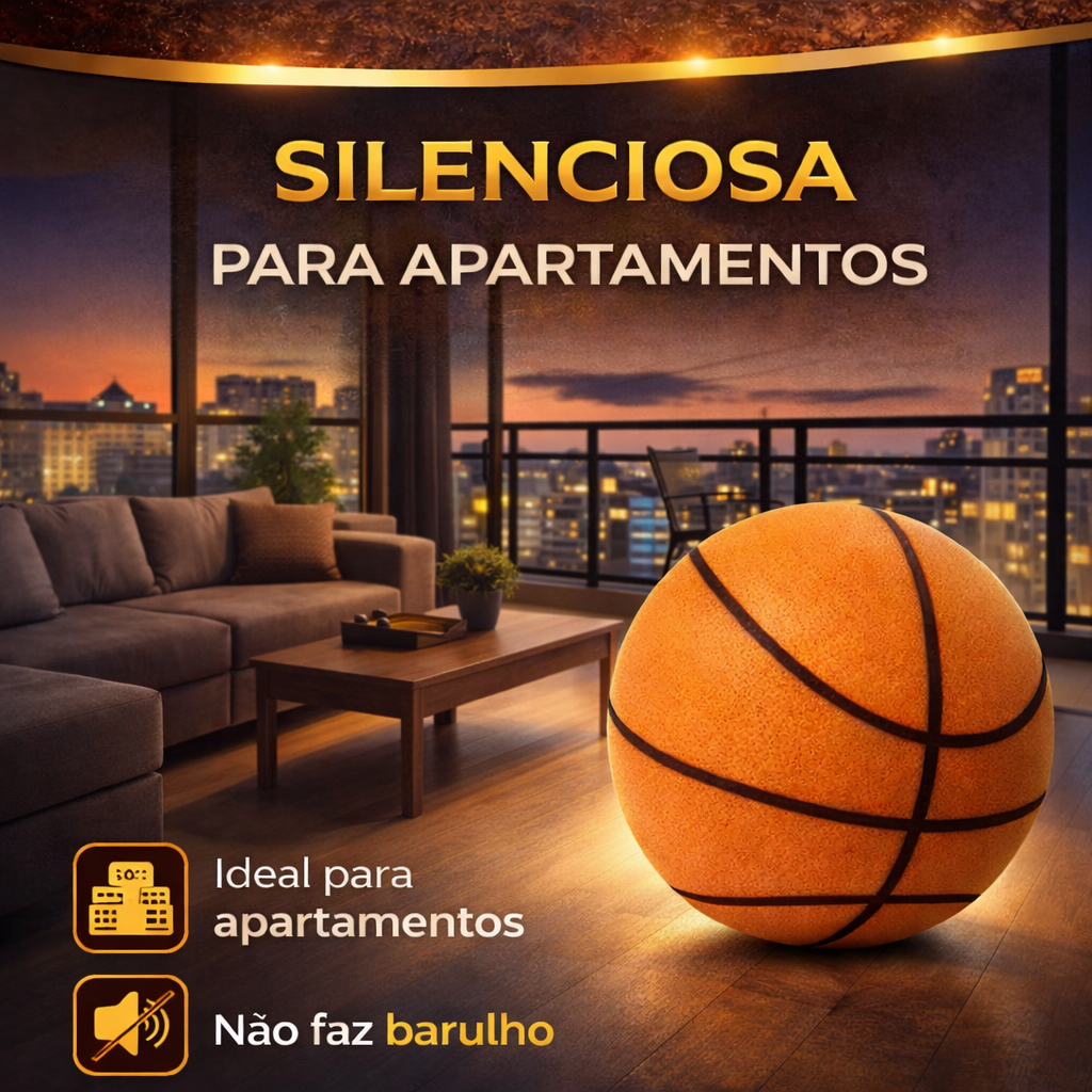 Bola De Basquete Silenciosa Para Área Interna E Externa