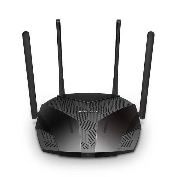 Roteador  MR80X Wi-Fi 6 AX3000 Dual Band 3x porta LAN 1Gbps, 1x Portas WAN 1Gbps Mercusys
