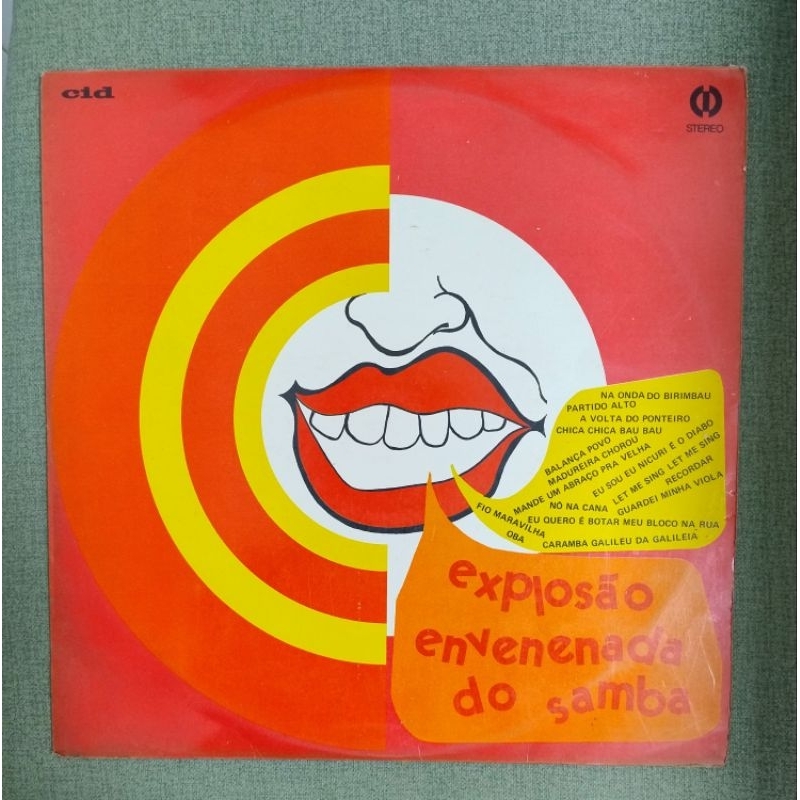 LP  Explosão Envenenada Do Samba - vinil 1972 - samba rock - Quero Botar Meu Bloco na Rua