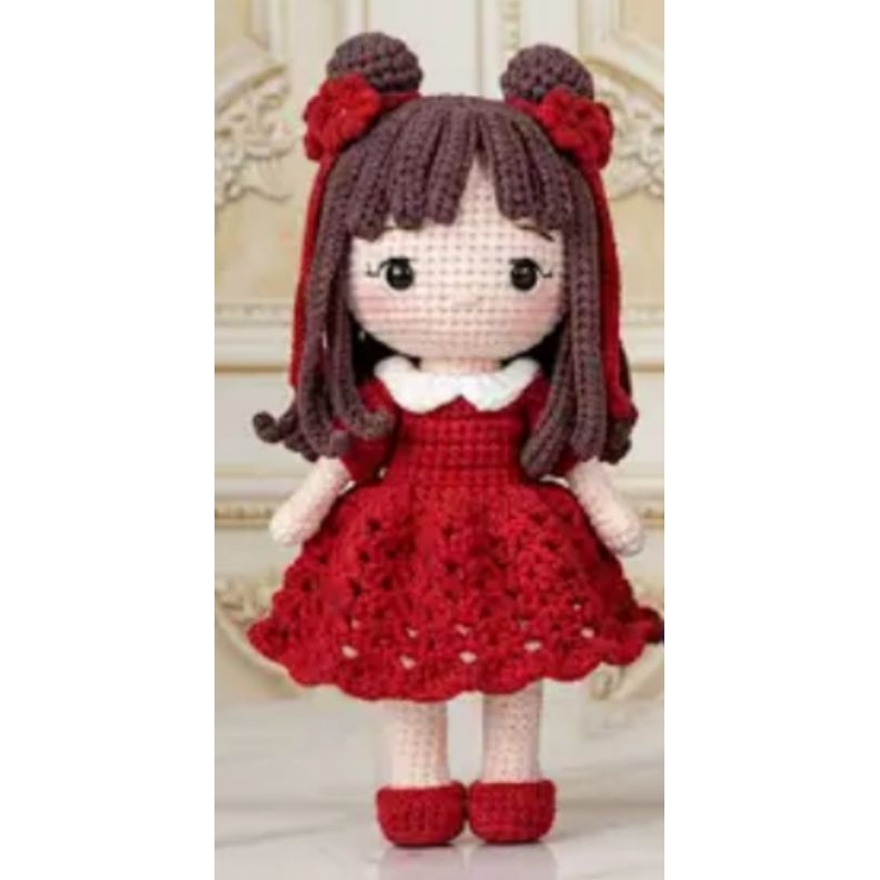 boneca amigurumi fofa/boneca