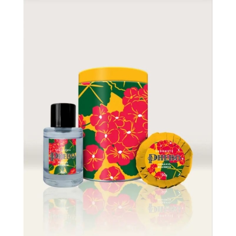 Kit Latinha Colônia & Sabonete em Barra Gerânio Bourbon
