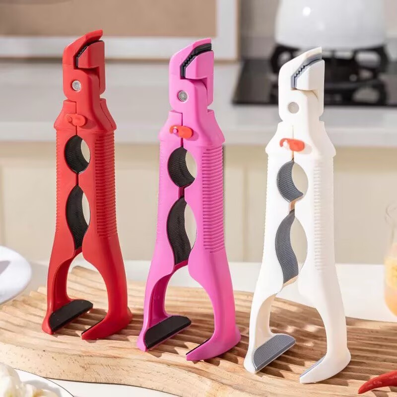 Pegador Anti-Queimadura para Cozinha, Pinça Antiaderente para Tigelas e Pratos Quentes, Sem Esforço