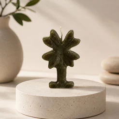 Vela Magia Trevo 4 Folhas Sorte Prosperidade Ritual Proteção Dinheiro Negócios Amor