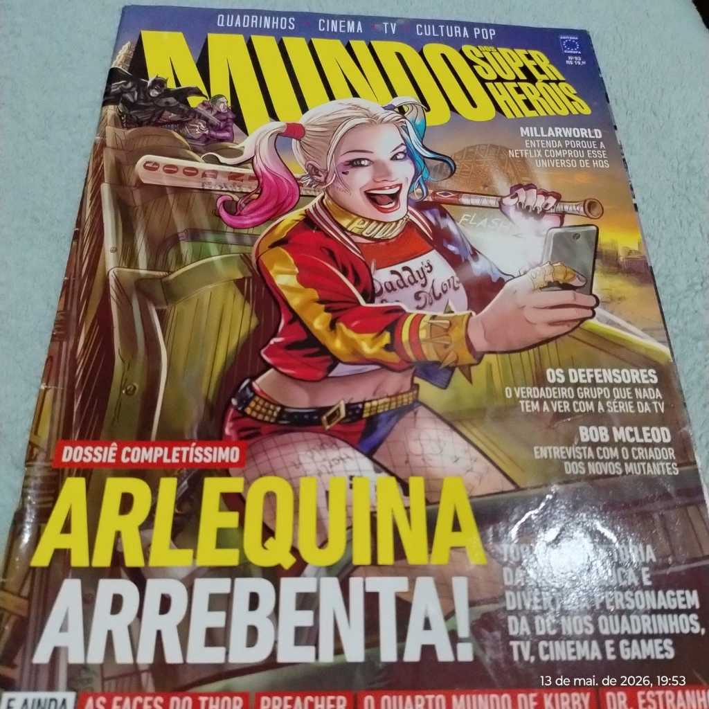 Revista Mundo dos Super-Heróis. Especial Arlequina. Ano 2017