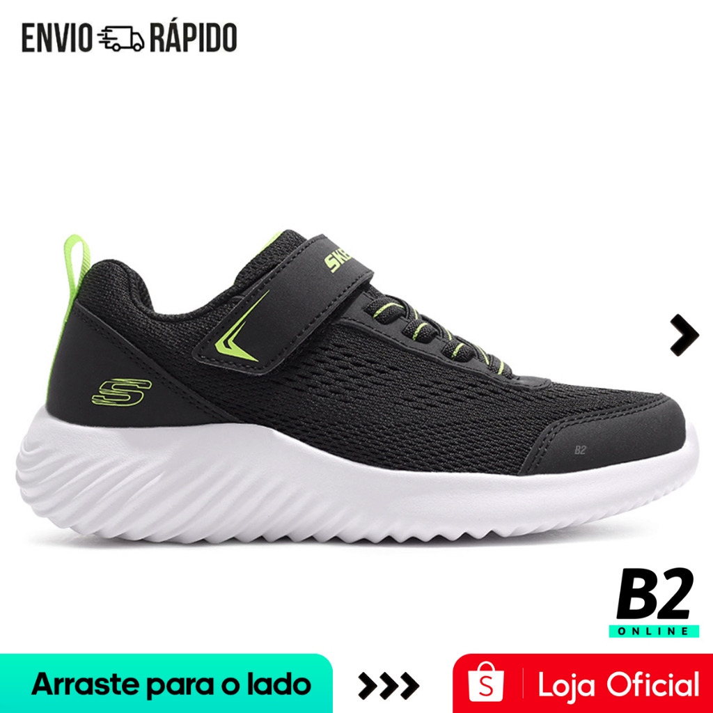 Tênis Skechers Bounder - Quantarun Infantil Original com Nota Fiscal e Garantia