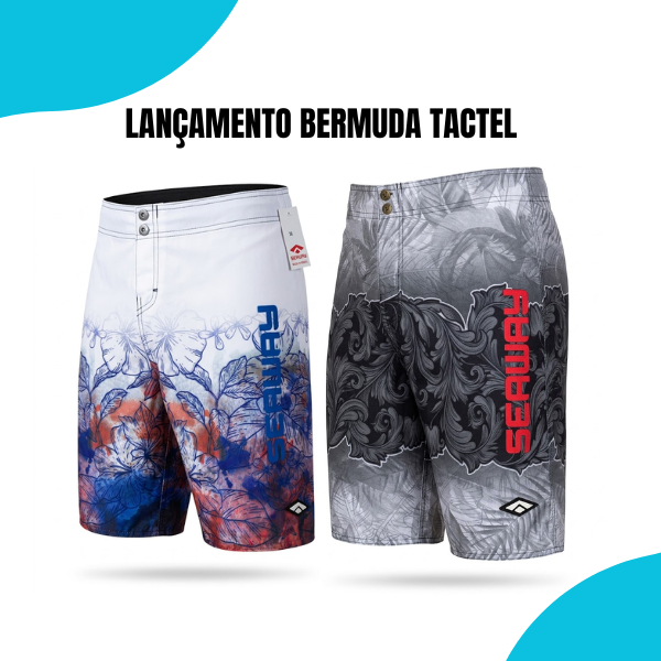 Bermuda Masculina seaway Tactel Premium, Conforto e Estilo