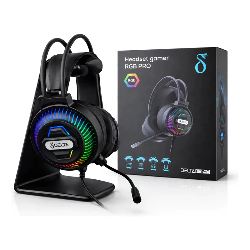 Headset Gamer com Microfone Delta-f7140 para PC — foto 2