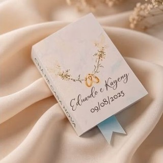 Mini bíblia/Porta bis/Lembrancinha para noivado/Lembrancinha de casamento/Personalizados casamento/Personalizado Noivado