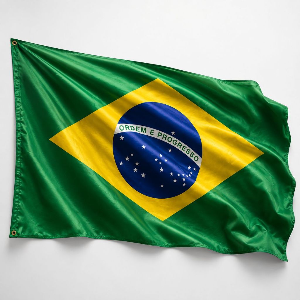 BANDEIRA DO BRASIL 147cm x 95cm Grande Copa do Mundo Jogos Seleção Torcida Resistente Premium!