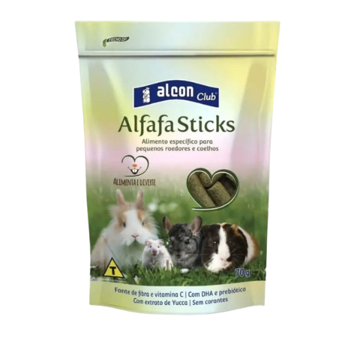 Alfafa Sticks Petisco Para Coelhos Porquinhos da Índia Hamster Chinchilas Gerbil Roedores